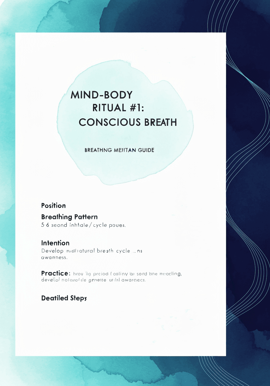 Mind-Body Ritual #1: Conscious Breath