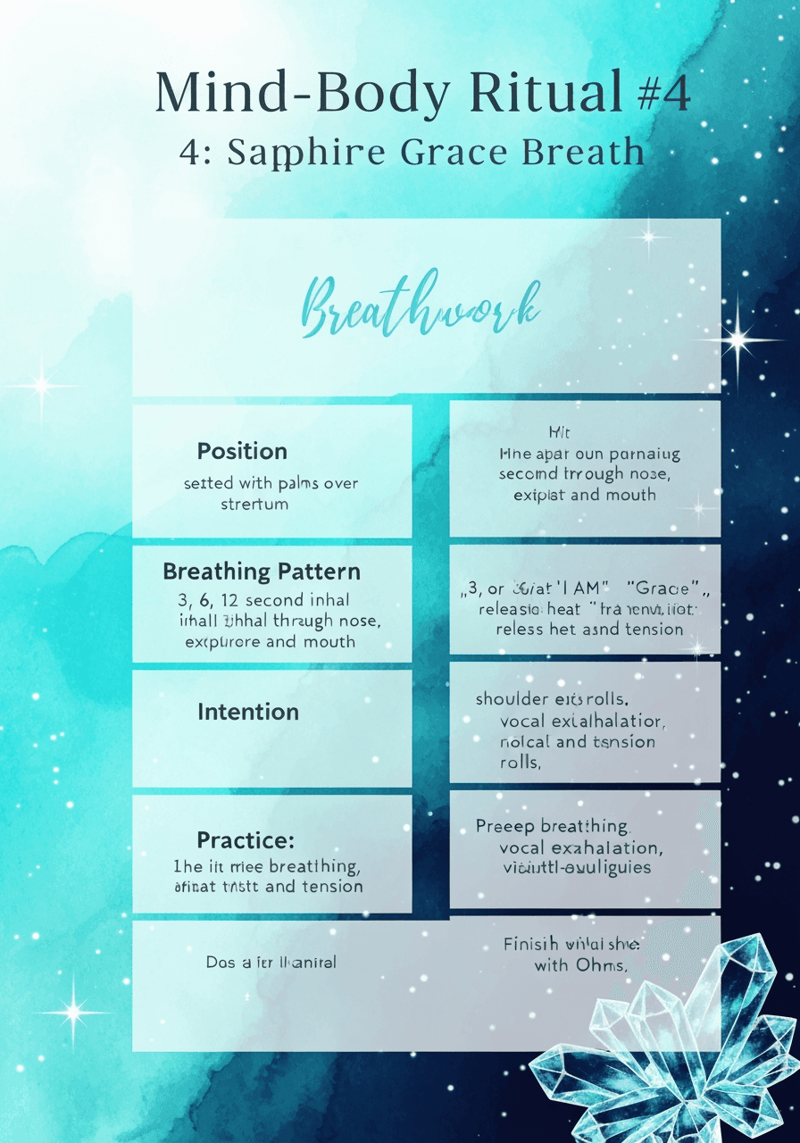 Mind-Body Ritual #4: Sapphire Grace Breath