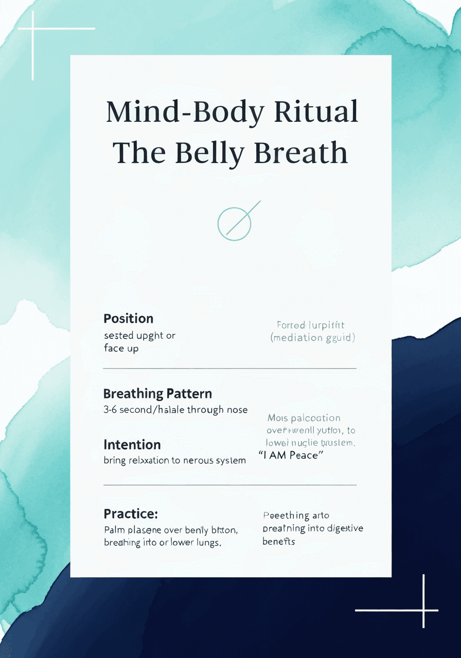 Mind-Body Ritual #3: The Belly Breath